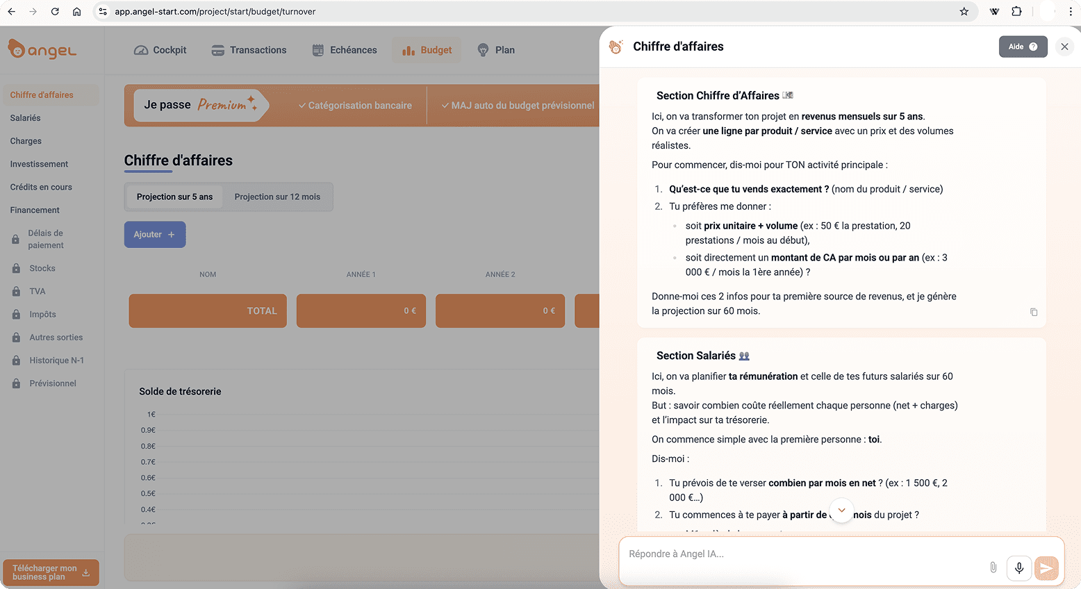Un business plan <br><span>Facile pour démarrer</span>