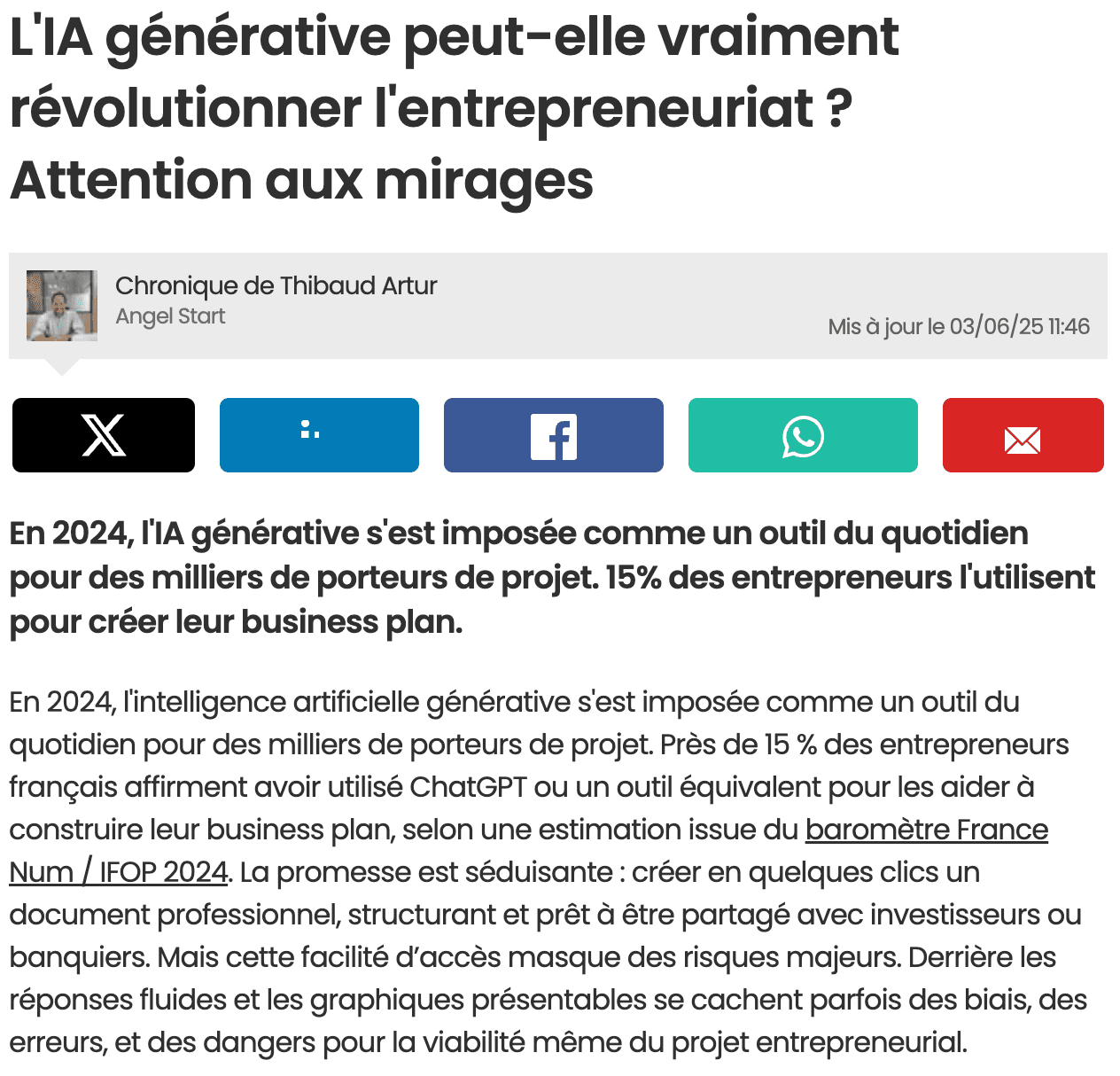 Journal du net - Angel