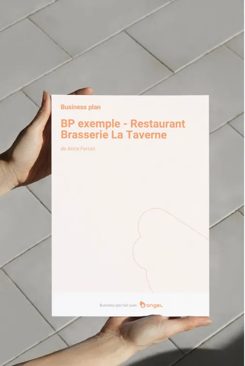 Template de business plan d'un restaurant <strong>prêt à l’emploi.</strong>