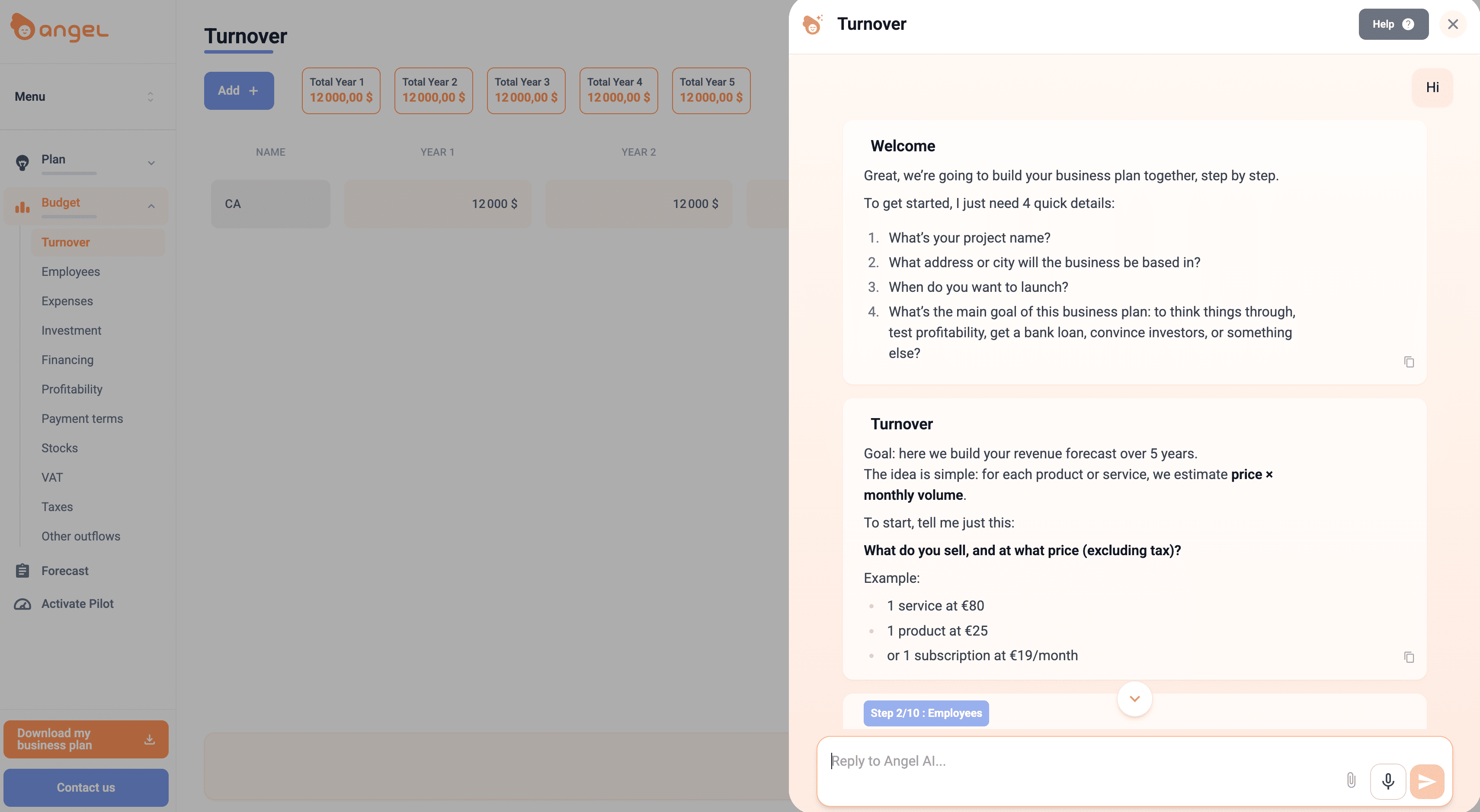 A business plan <br><strong>Easy to get started</strong>