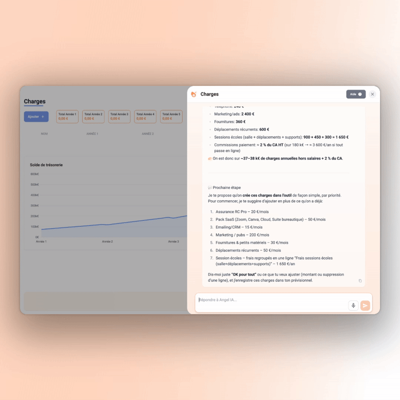 Votre agent IA <strong>Business Plan & Prévisionnel</strong>