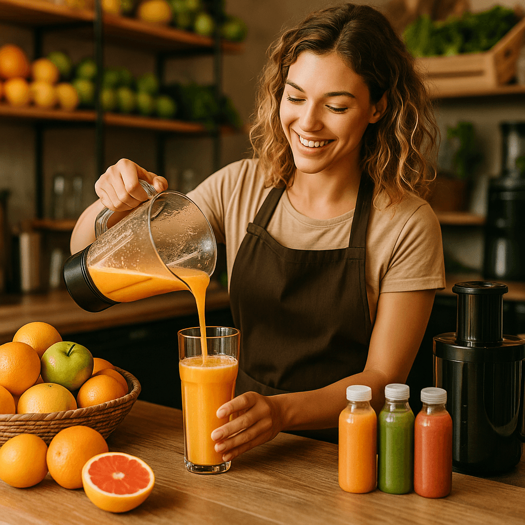 Ouvrez votre <strong>bar à jus</strong> et surfez sur la vague du healthy.