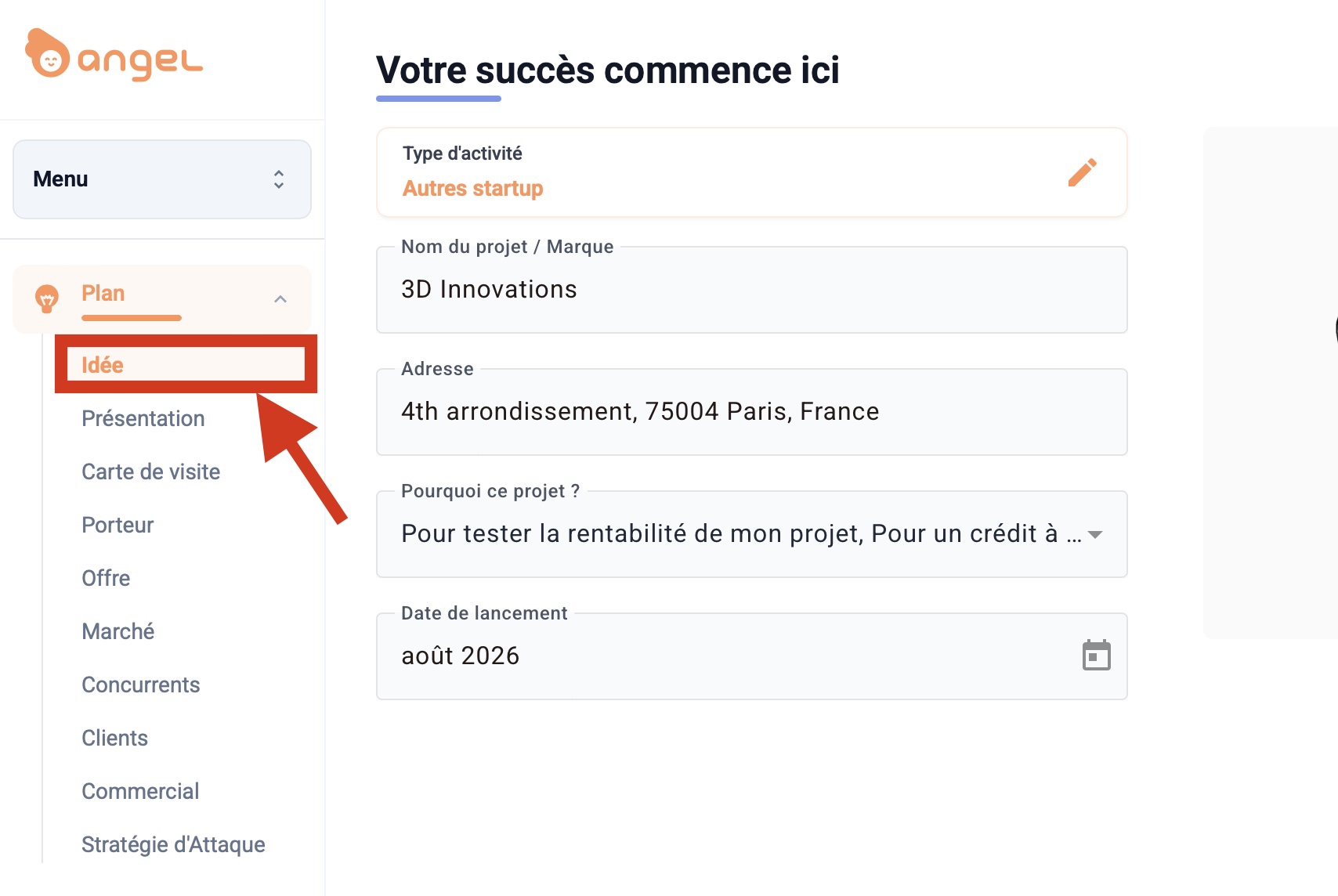 Étape 1 : Définir l'identité du projet