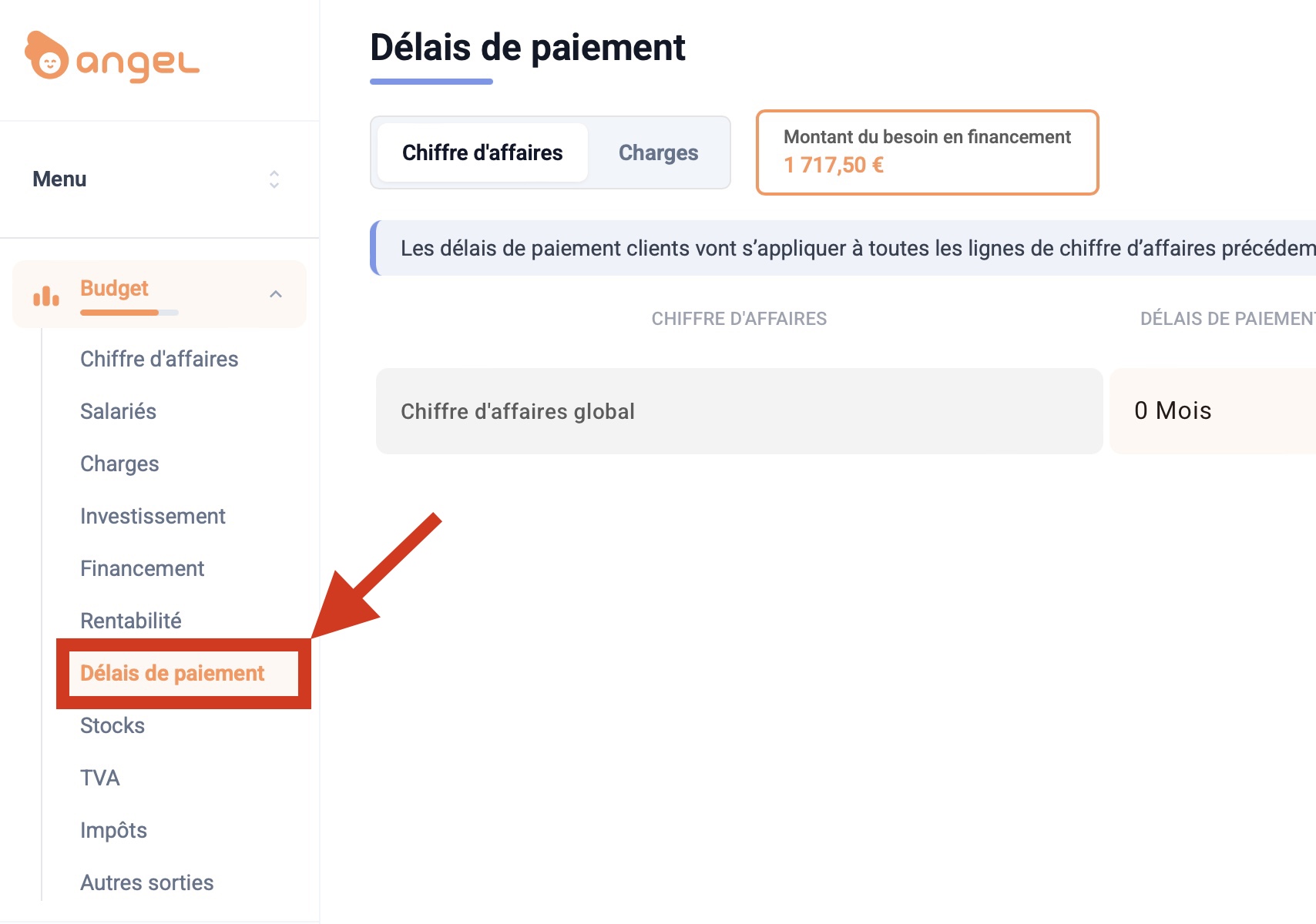 Étape 17 : Paramétrer les Délais de paiement