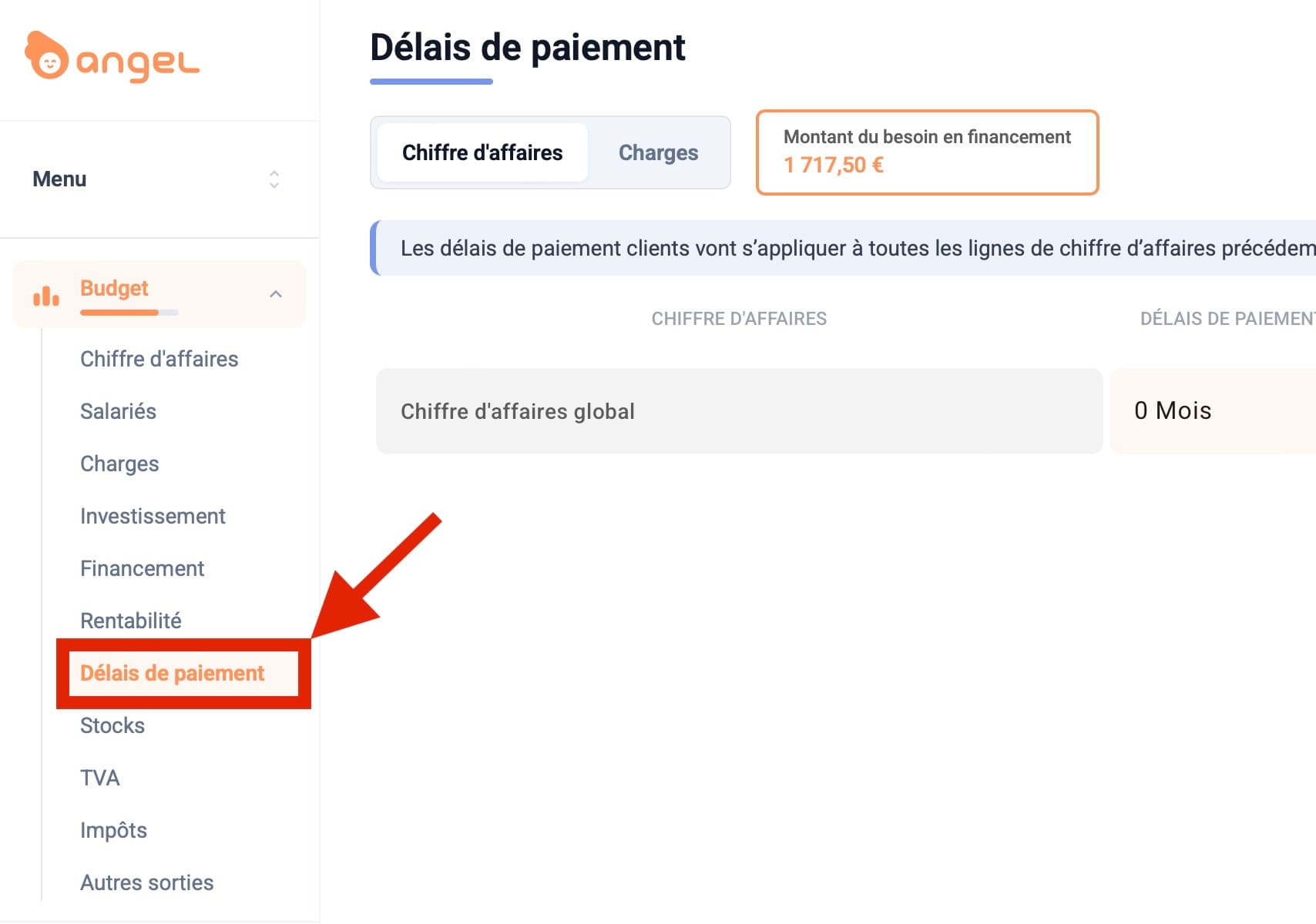 Étape 17 : Paramétrer les Délais de paiement