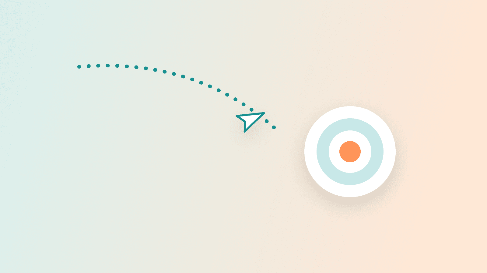 Illustration : trajectoire vers une cible
