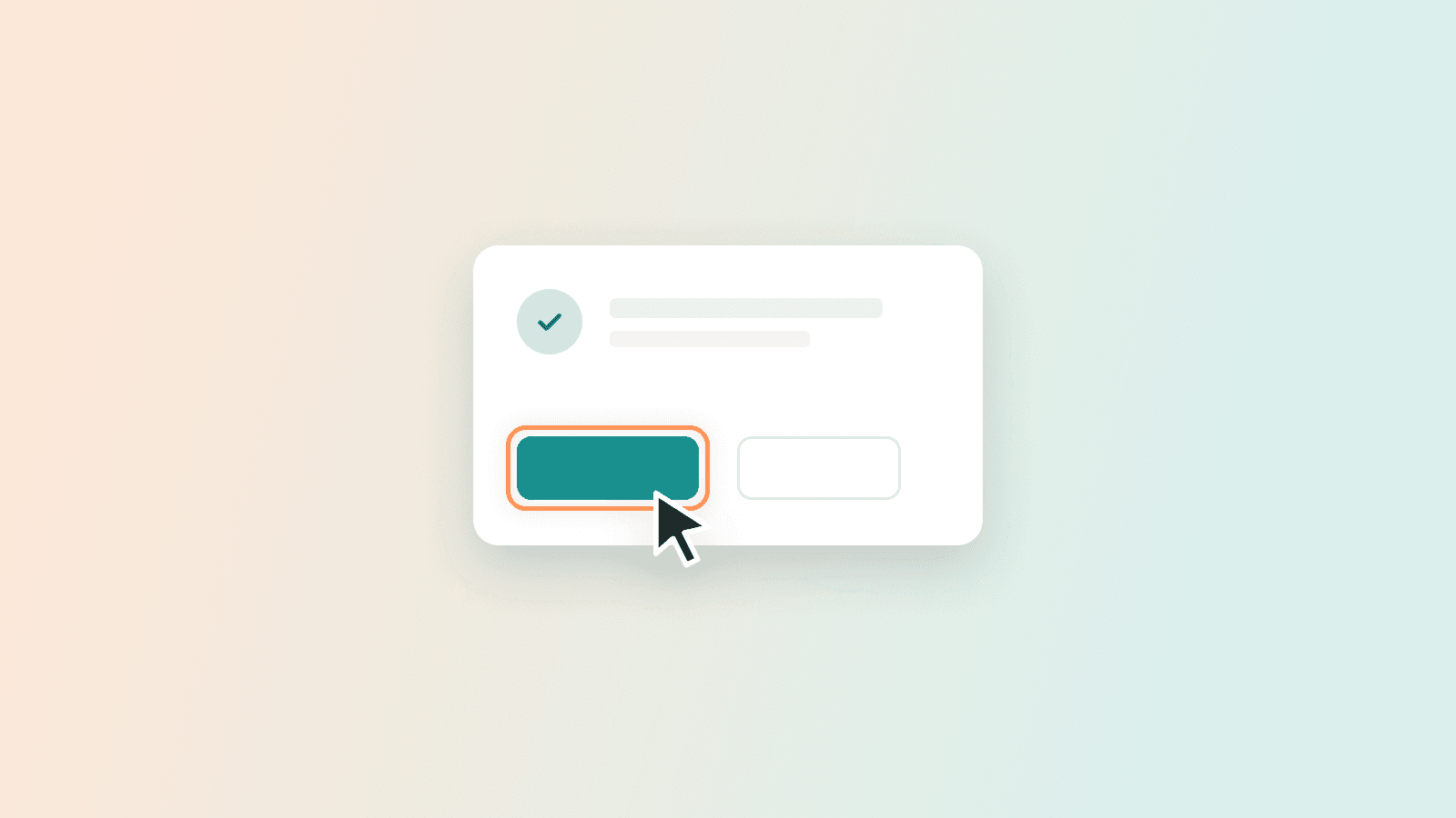 Illustration : carte de validation d'une action IA