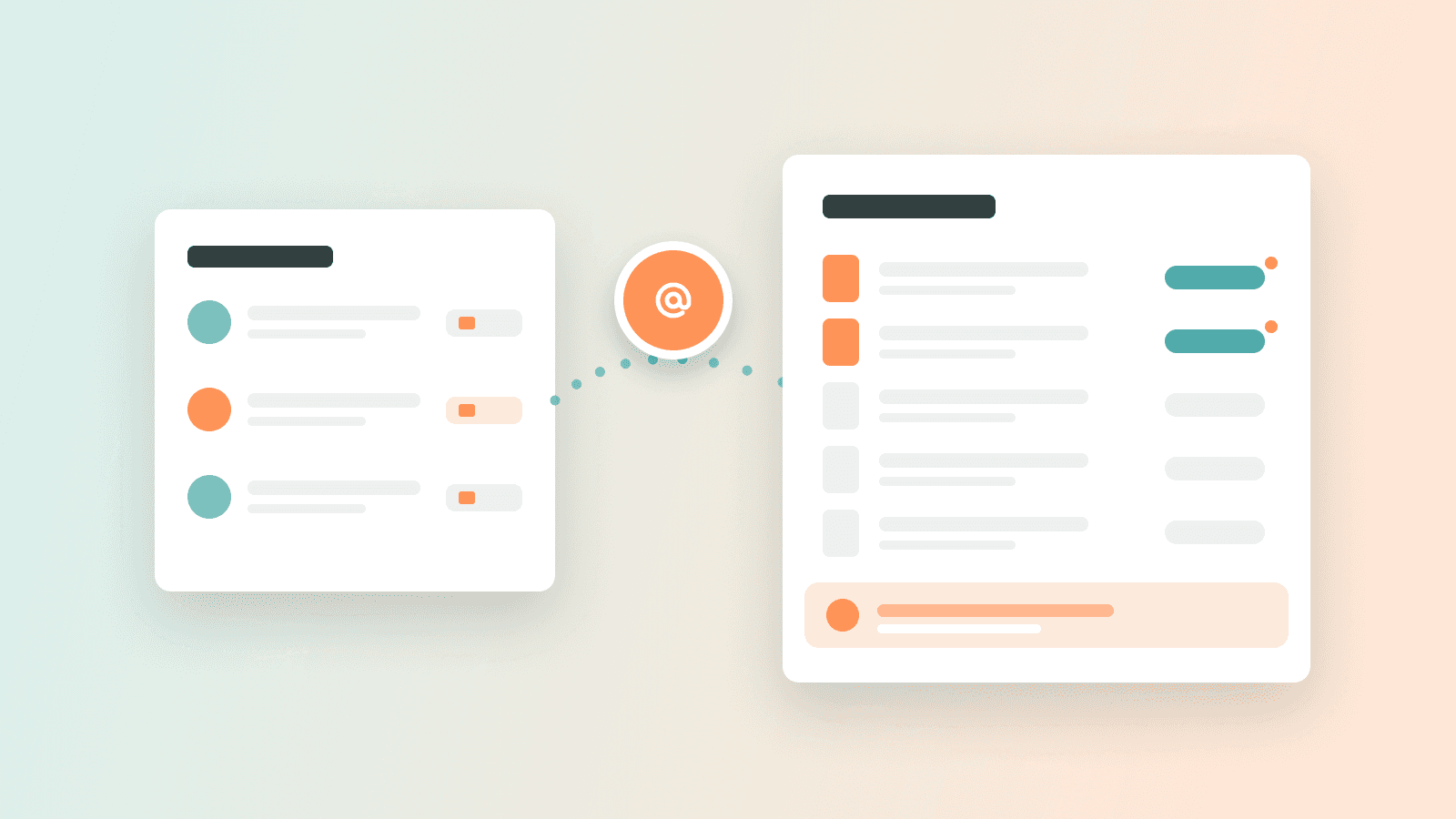 Illustration : des factures reçues par e-mail arrivent dans la liste à traiter