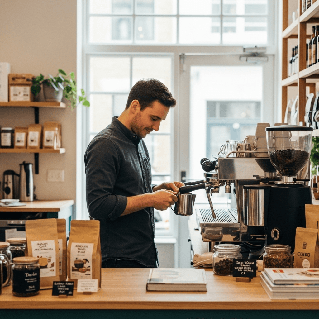 Ouvrir votre <strong>café-boutique</strong> : le guide pour un projet rentable.