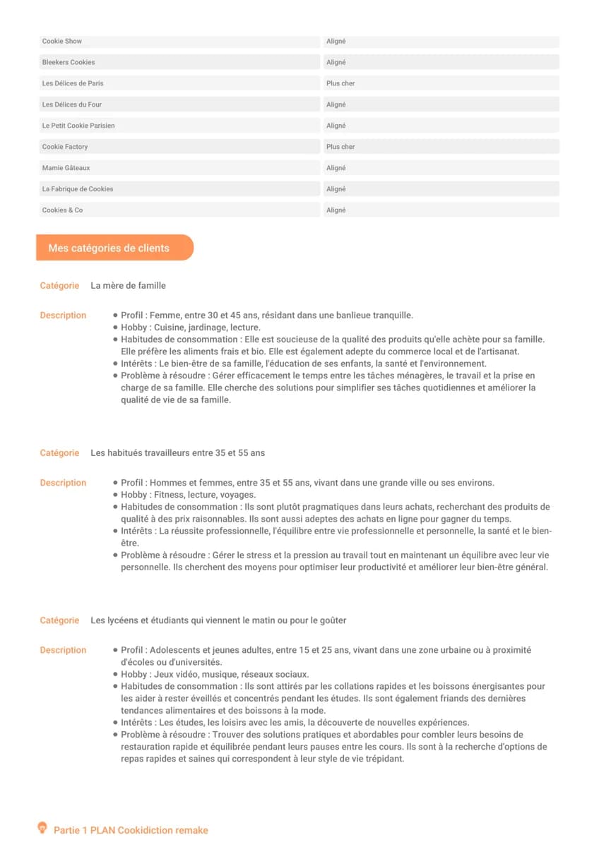 Page du document