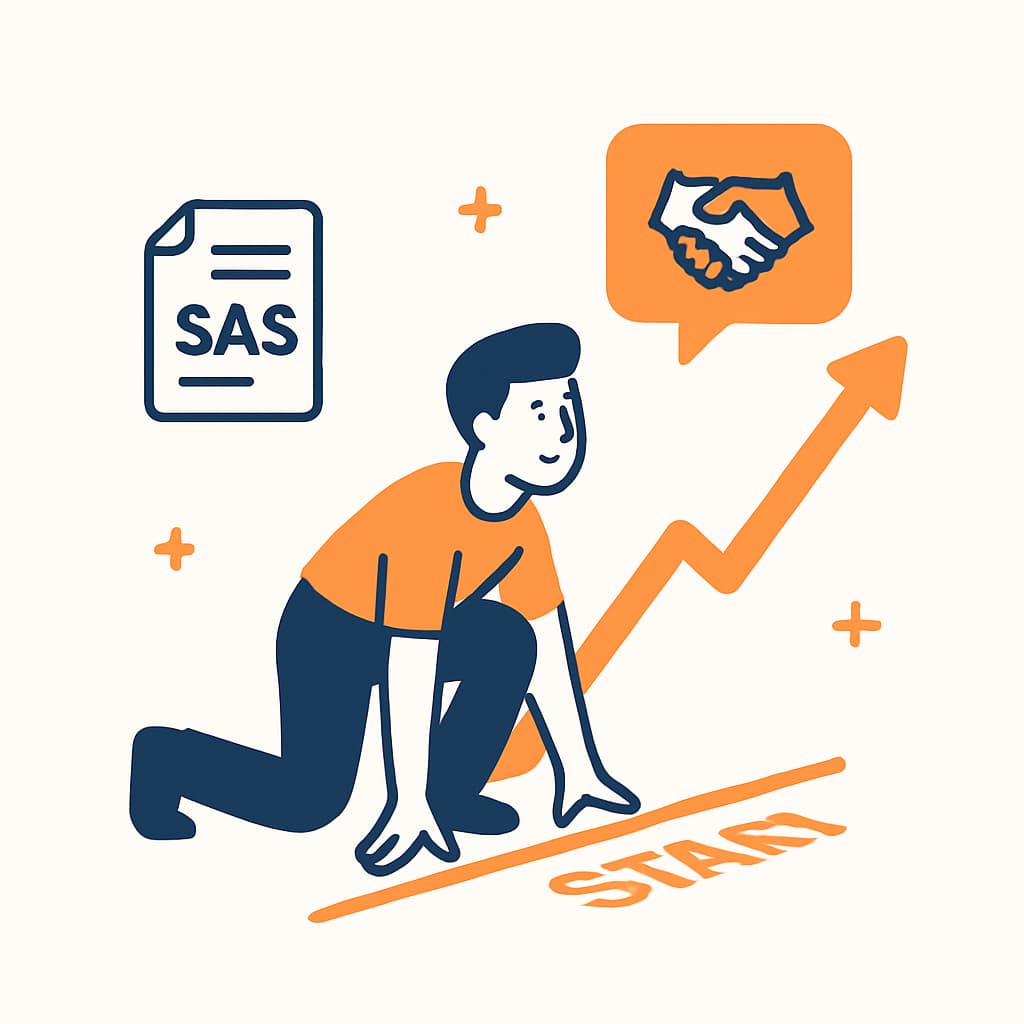 The 1st AI to guide you <strong>through the creation of your company.</strong>