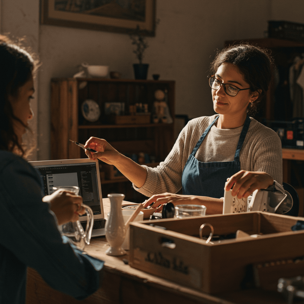 Créez le business plan parfait pour votre <strong>brocante</strong>, simplement et rapidement