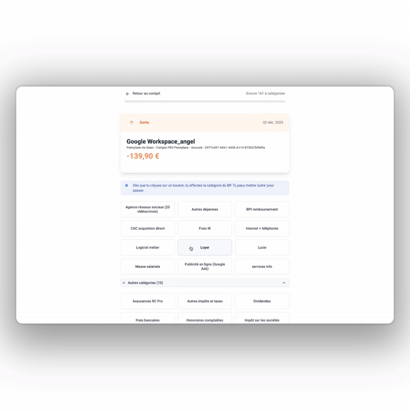 Pilote ton entreprise en parlant à <strong>ton directeur financier IA.</strong>